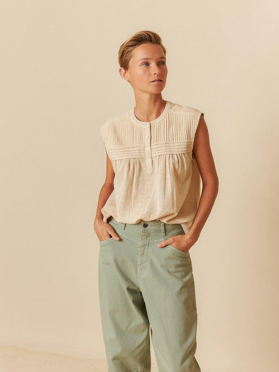 Indi & cold BLUSA GASA JARETAS Ahorra y exporta