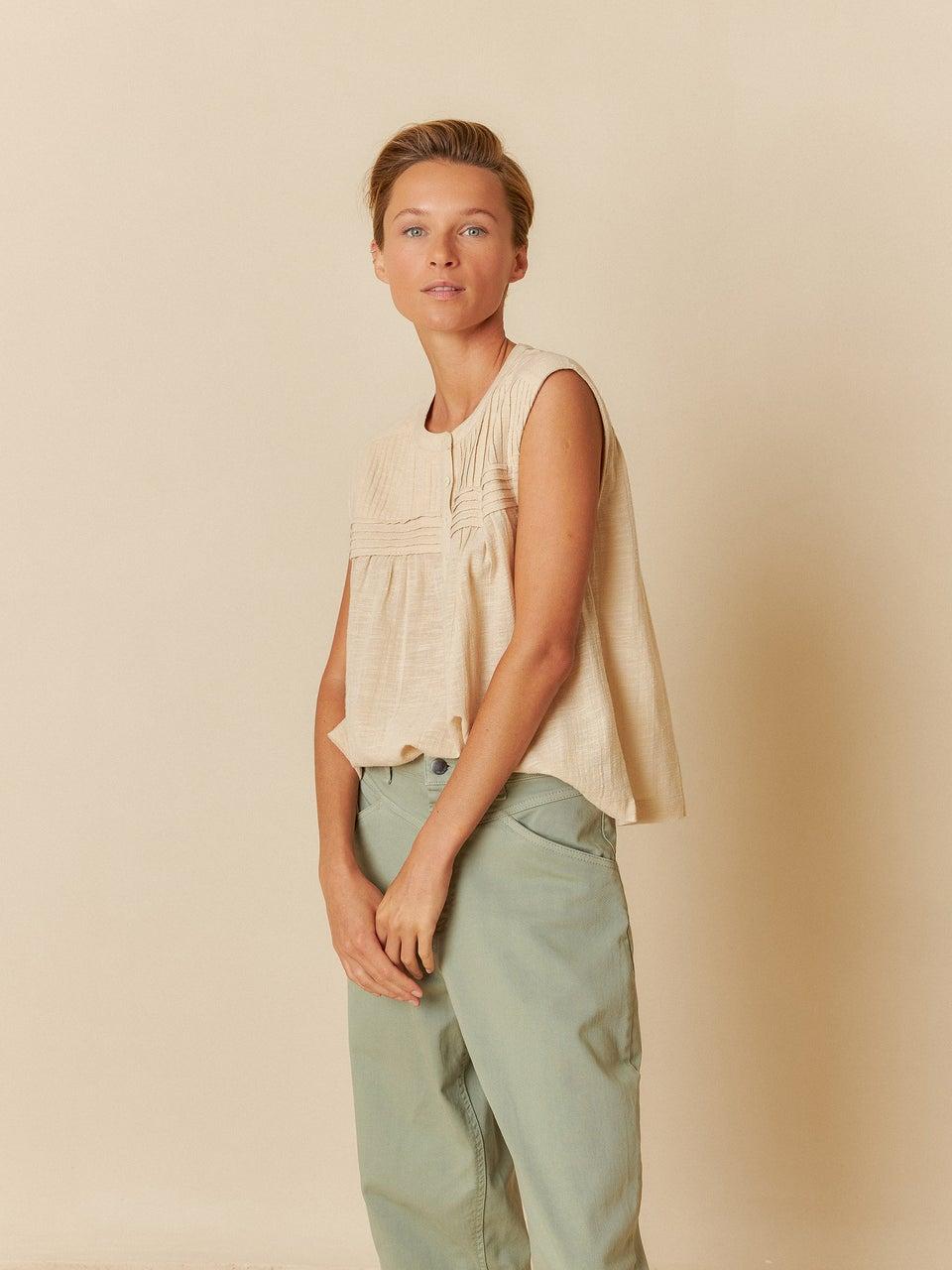 Indi & cold BLUSA GASA JARETAS Ahorra y exporta