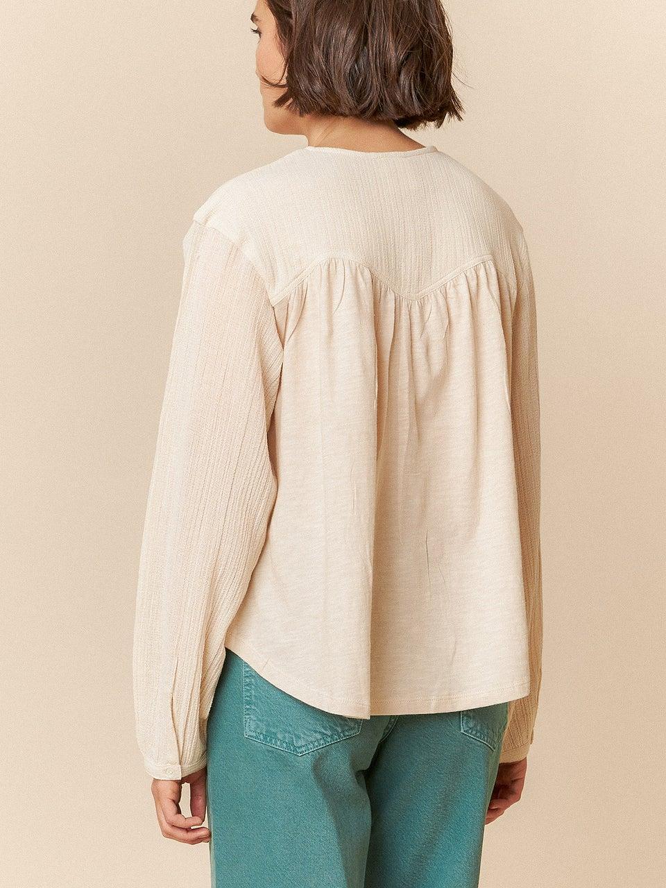 Indi & cold BLUSA BOMBINADA MANGAS En oferta