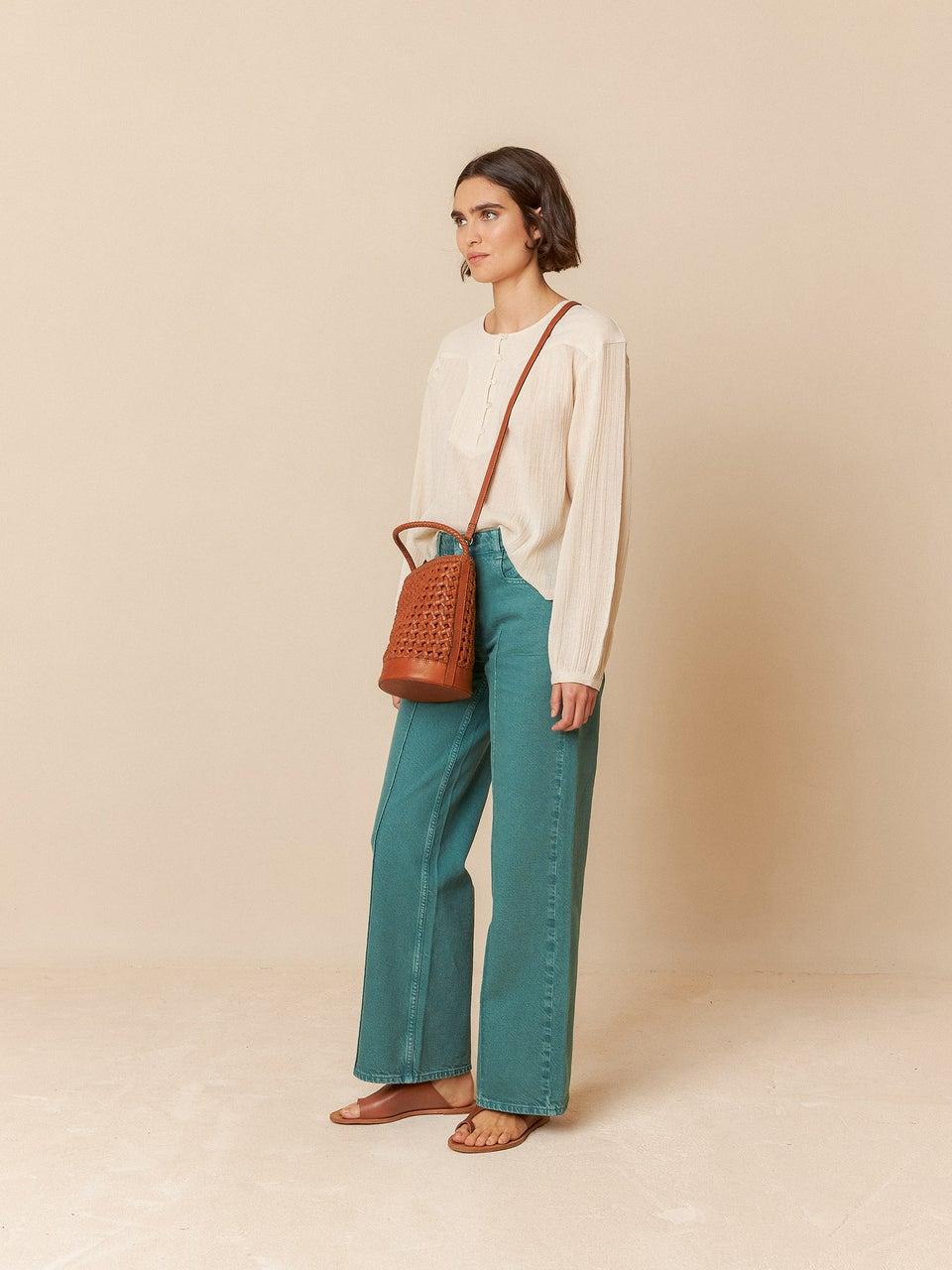Indi & cold BLUSA BOMBINADA MANGAS En oferta