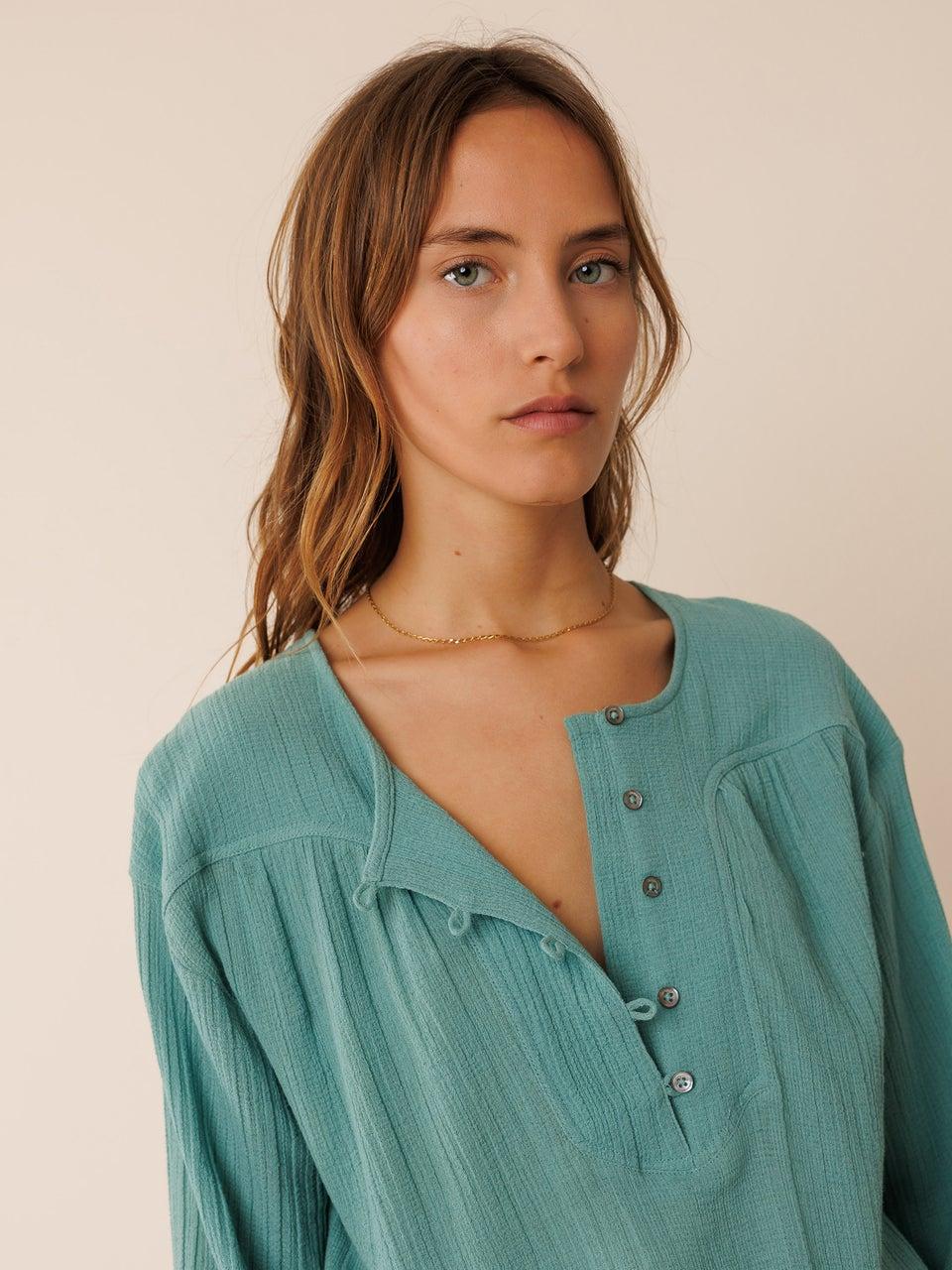 Indi & cold BLUSA BOMBINADA MANGAS Libre de impuestos