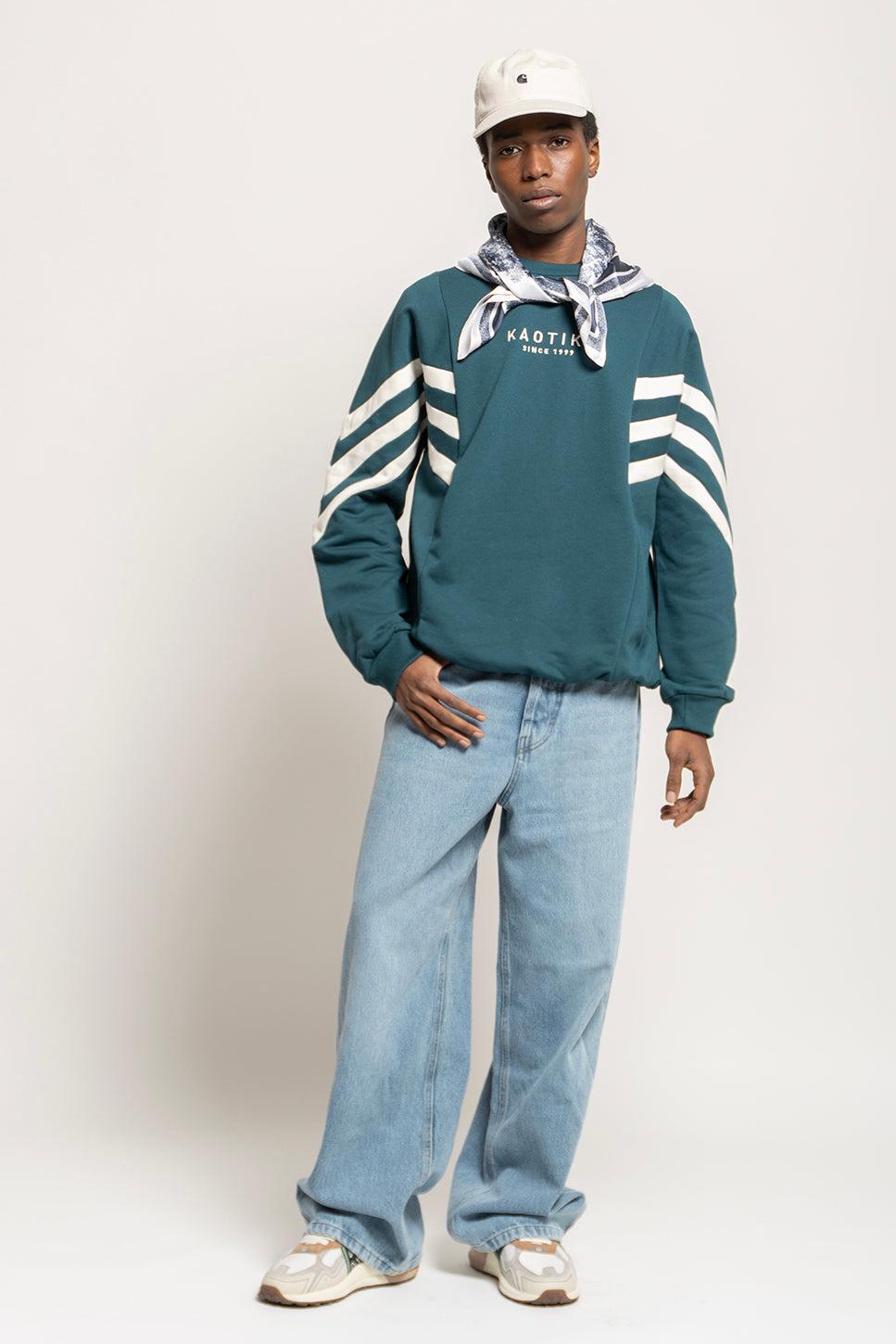 kaotiko Sudadera Chad Sage/ Ivory Tienda de fábrica