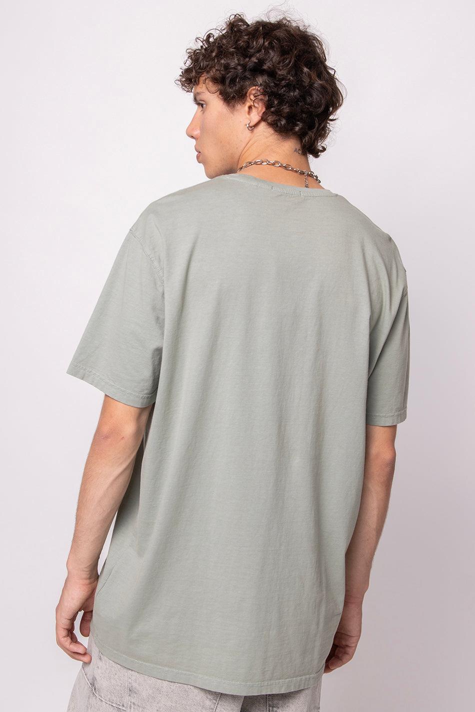kaotiko Camiseta Washed Swans Green Limitado a 3 días