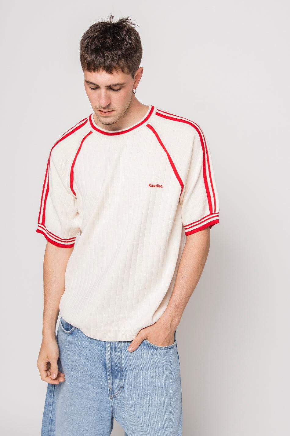 kaotiko Polo Vintage Ivory/ Red En oferta