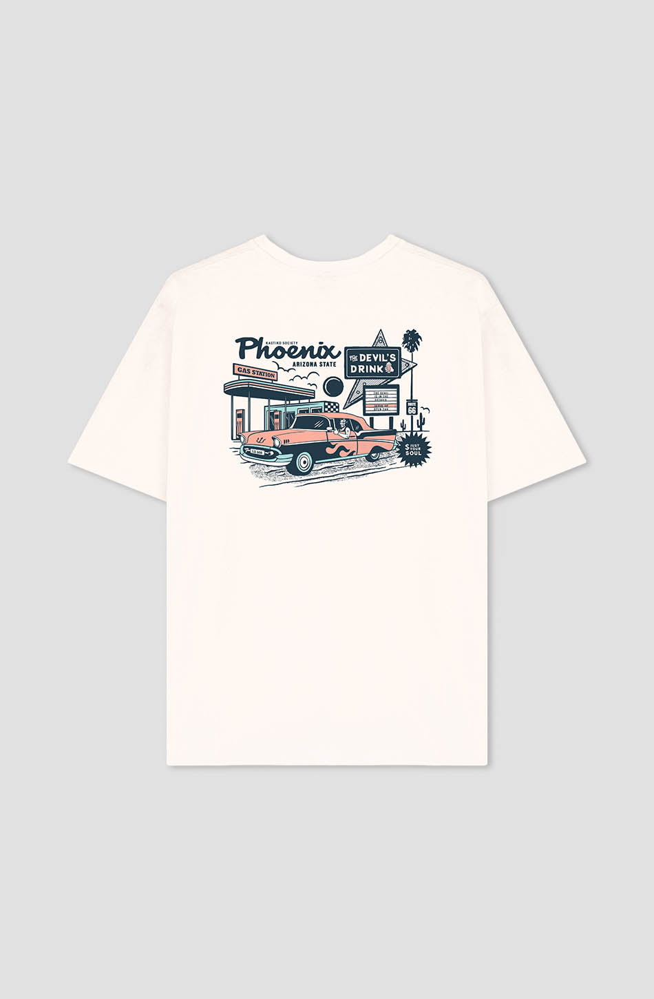 kaotiko Camiseta Gas Station Organic Cotton Última moda
