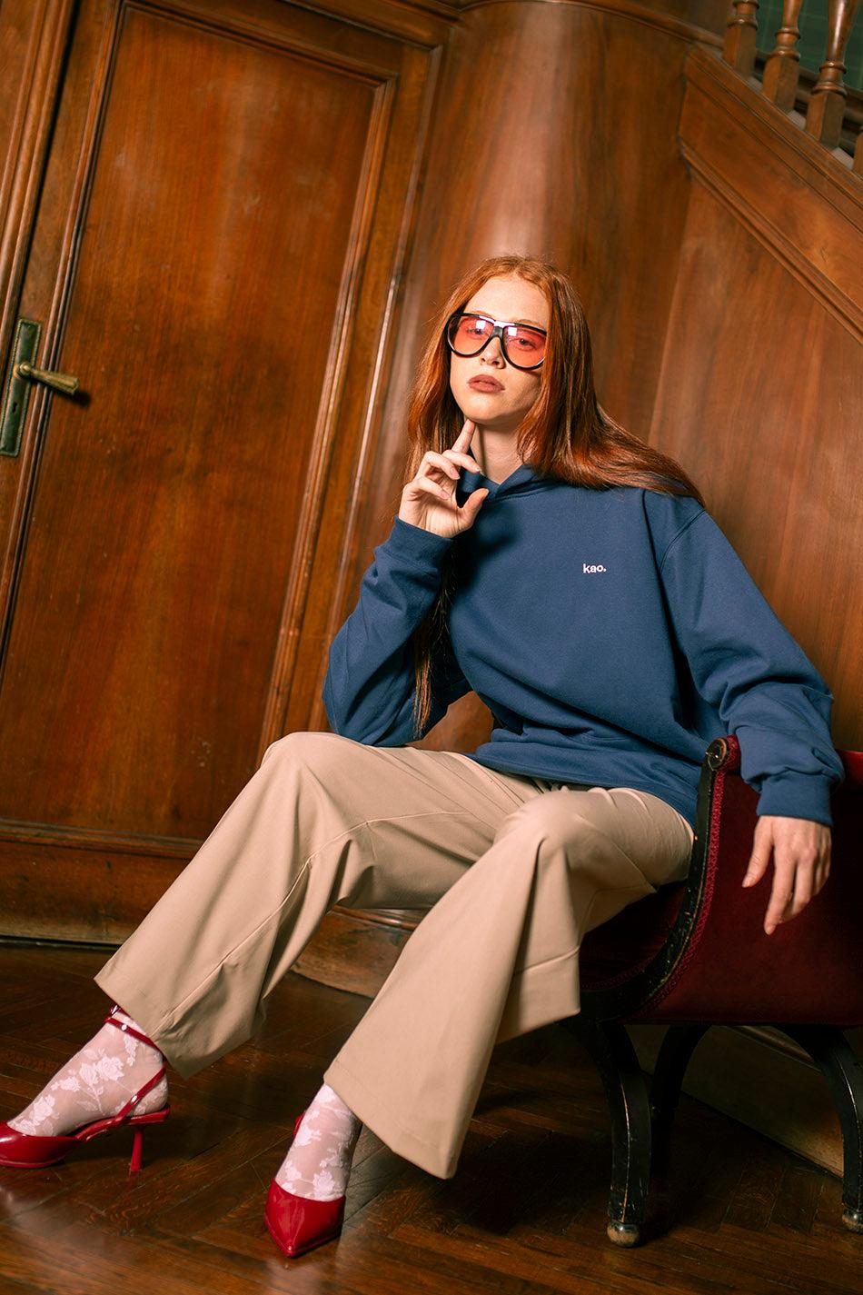 kaotiko Sudadera Ebert Navy Devoluciones gratuitas