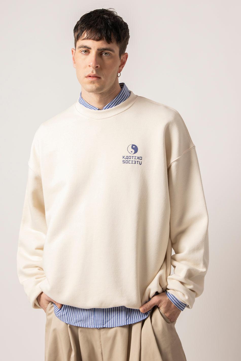 kaotiko Sudadera Yakisoba Lovers Organic Cotton Ivory Último día