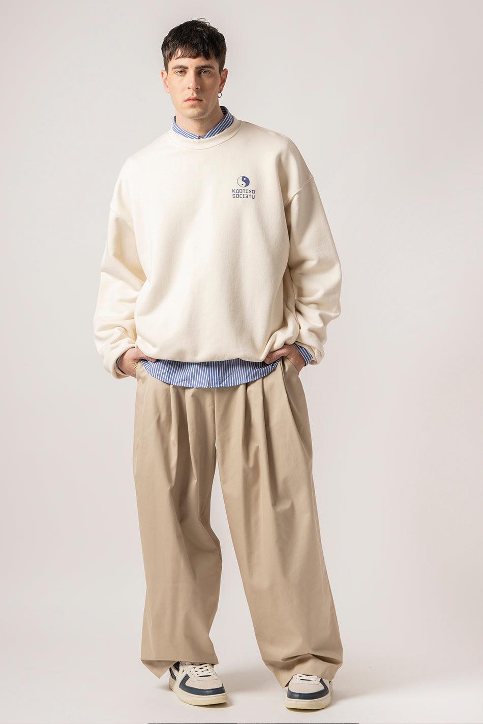 kaotiko Sudadera Yakisoba Lovers Organic Cotton Ivory Último día