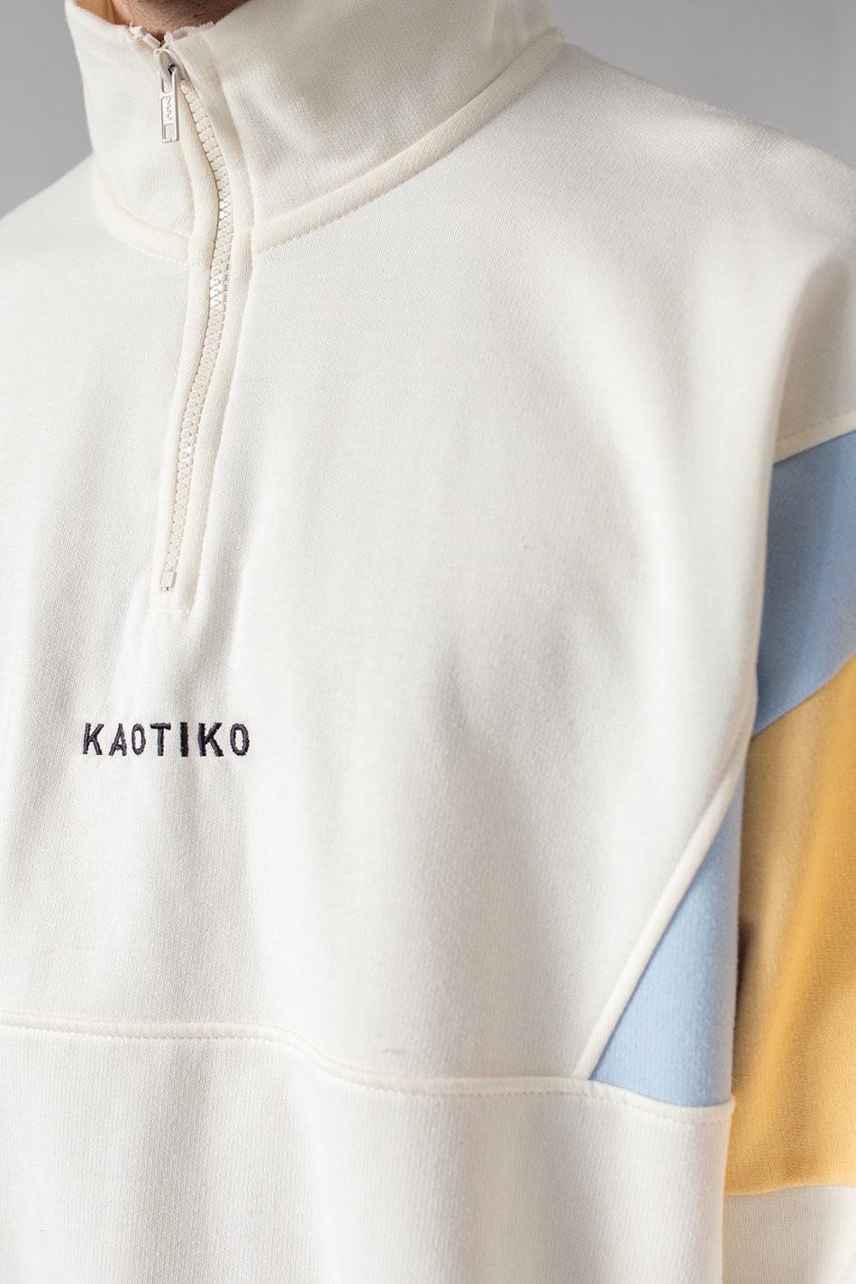 kaotiko Sudadera Arthur Ivory Sky Vanilla Oferta especial de fábrica