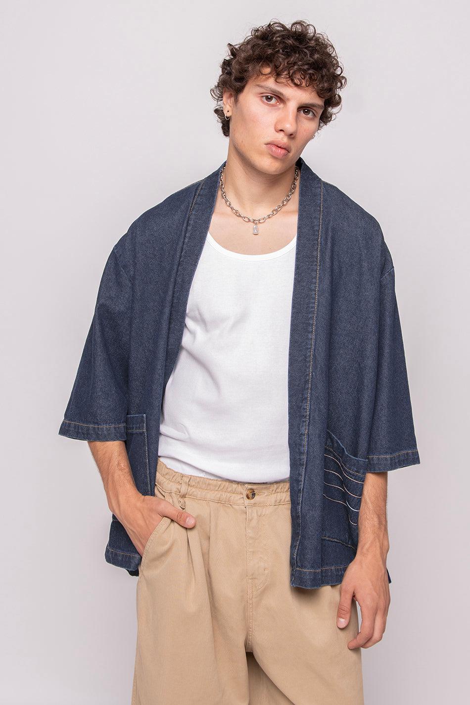 kaotiko Kimono Denim Japanese Envío internacional gratuito