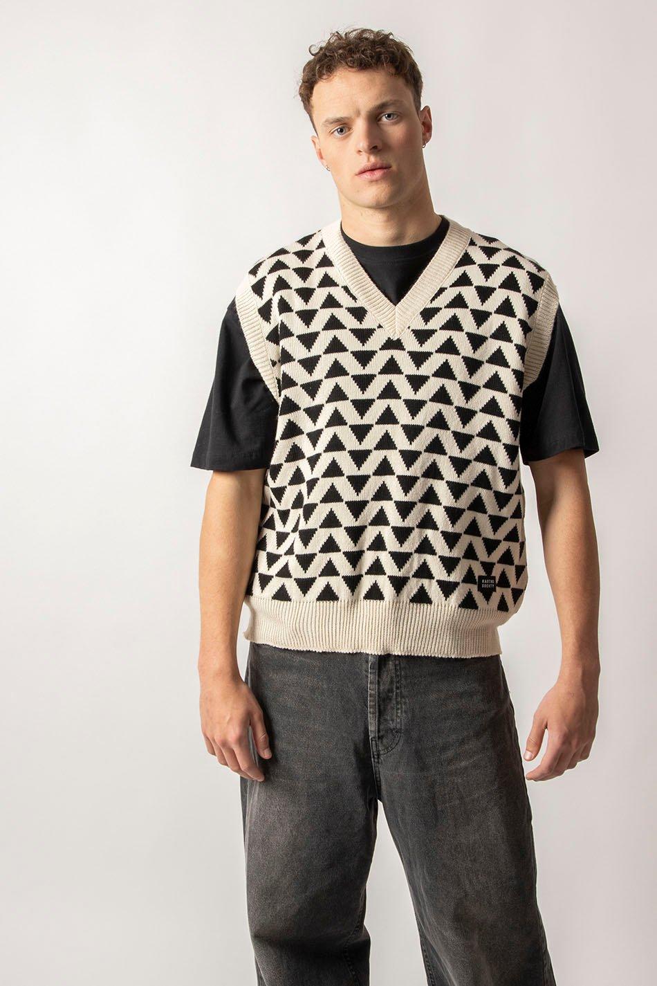 kaotiko Chaleco Vermont Ivory/ Black Última moda