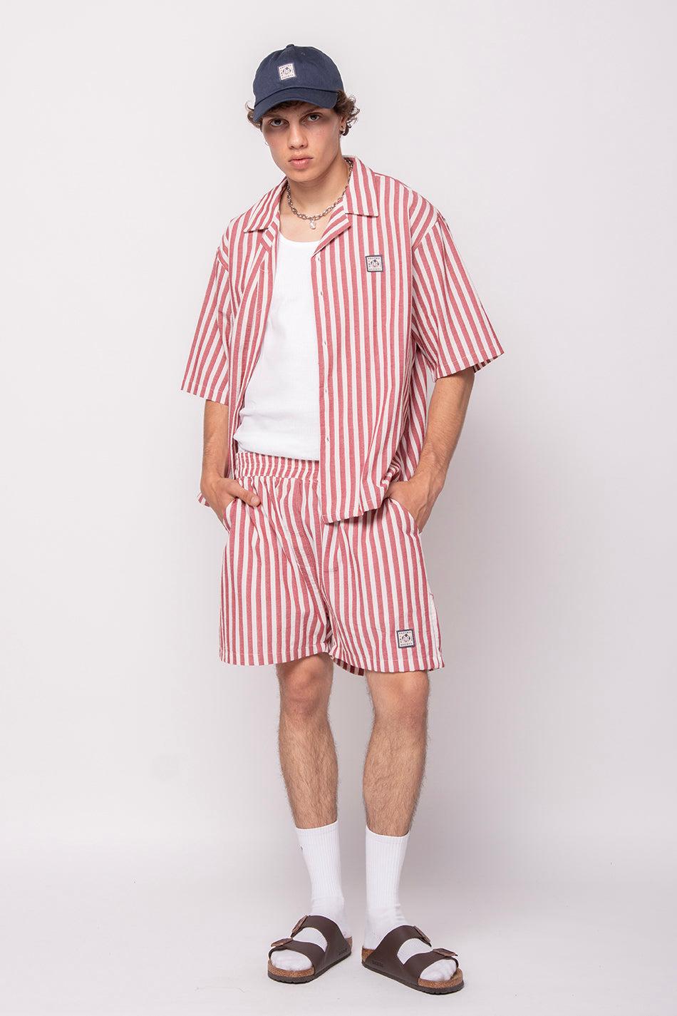 kaotiko Camisa Red Ivory Stripes Sumo Grandes ahorros