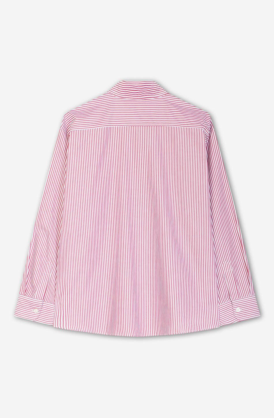 kaotiko Camisa Stripe Hand Heart Kao Ivory/Red Devoluciones gratuitas