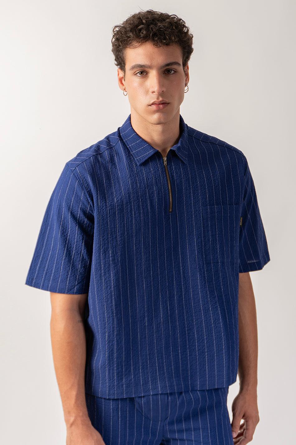 kaotiko Camisa Varadero Ink Half Zip Outlet online