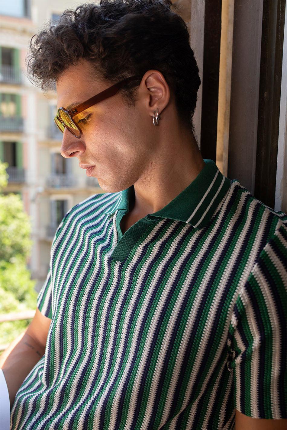 kaotiko Polo Striped Finn Los más vendidos
