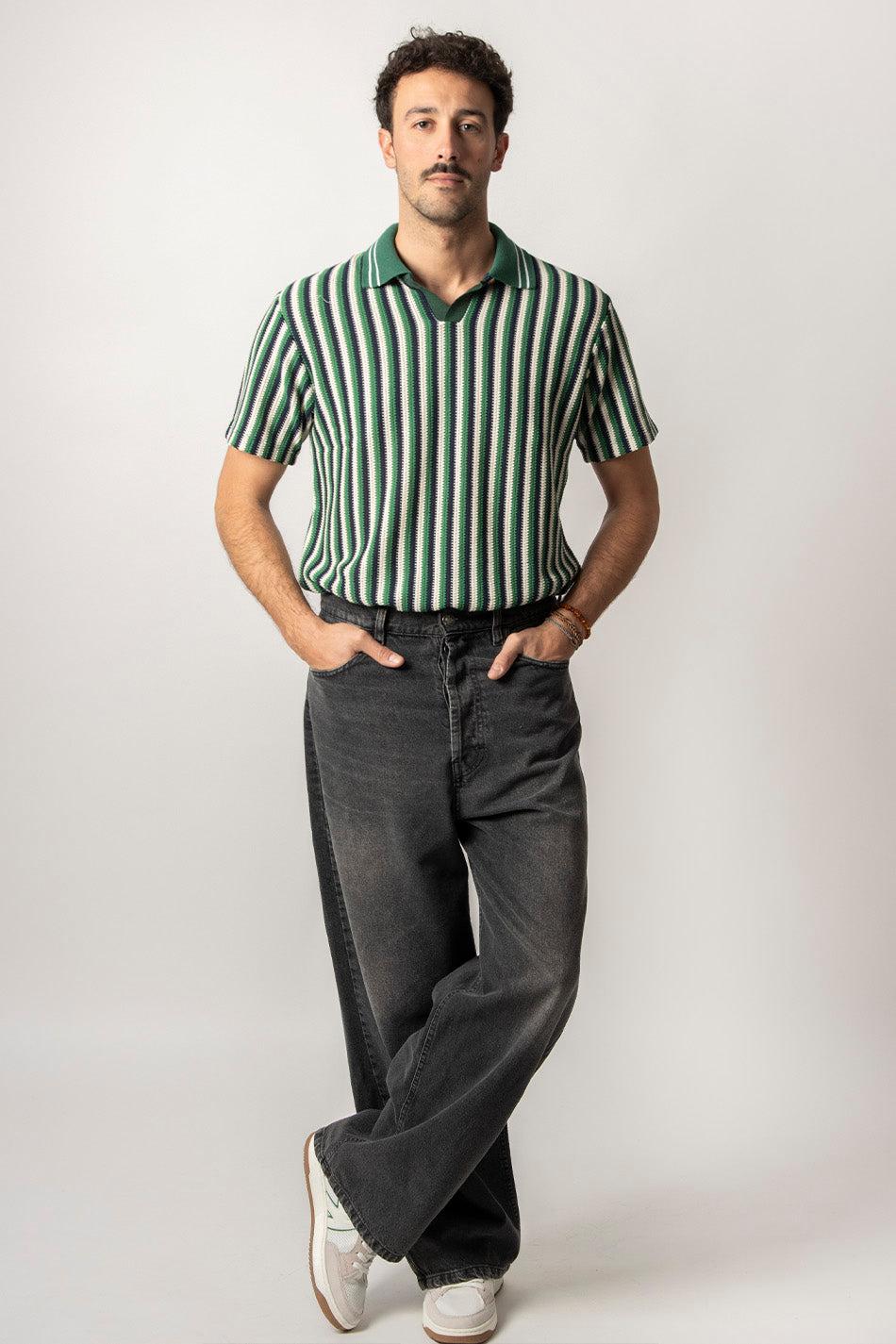 kaotiko Polo Striped Finn Los más vendidos