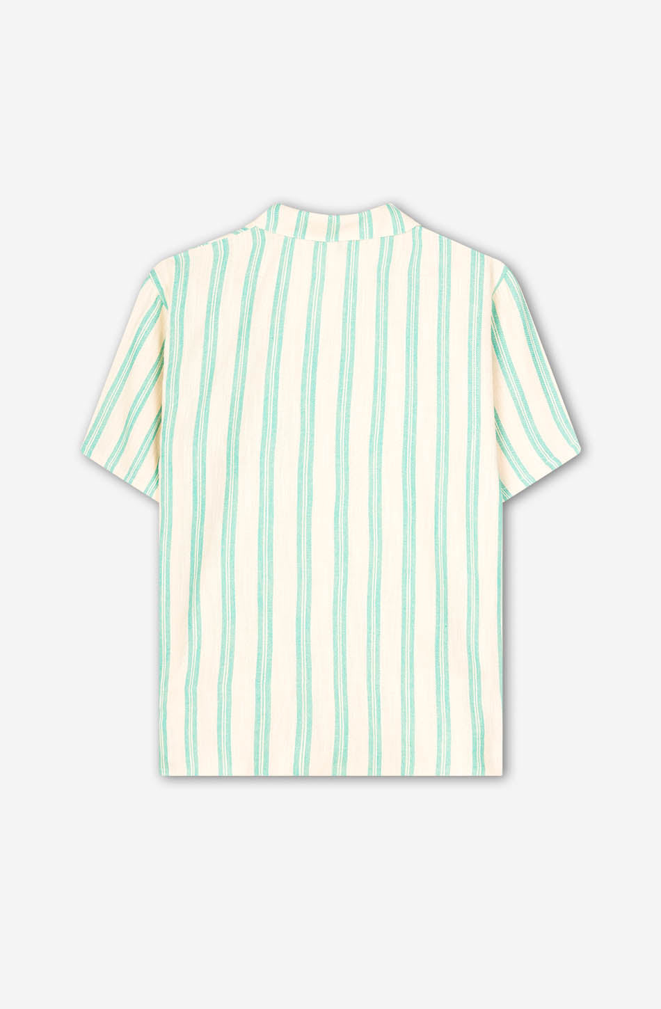 kaotiko Camisa Ozan Stripes Ivory/ Aqua ÚLTIMAS EDICIONES