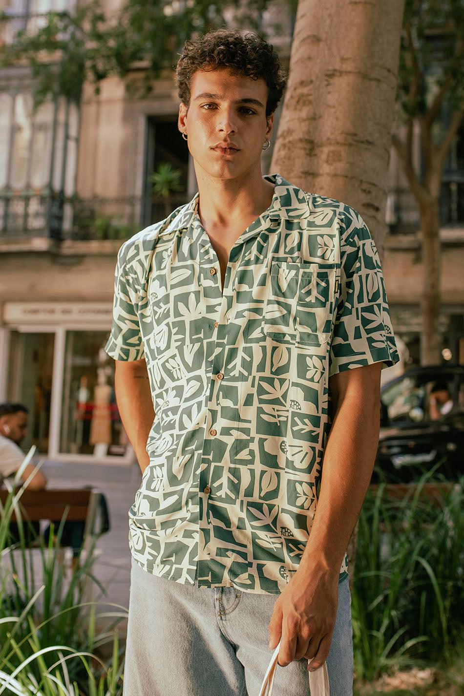 kaotiko Camisa Nature Abstract Promoción por tiempo limitado