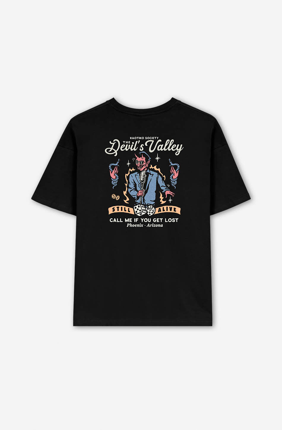 kaotiko Camiseta Still Alive Black Oferta especial de fábrica