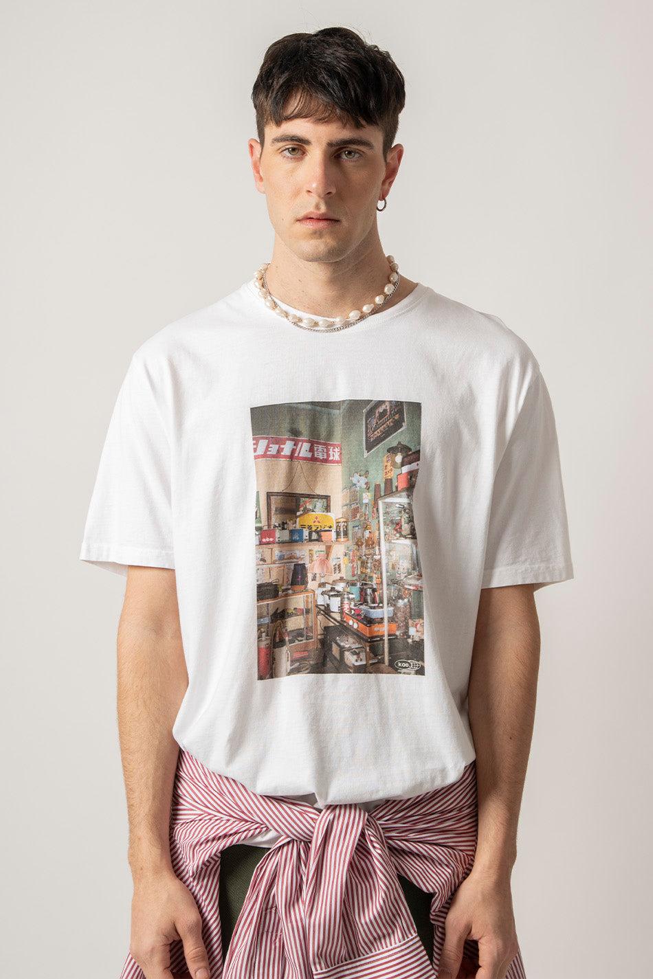 kaotiko Camiseta Washed Takayama White Ahorra y exporta