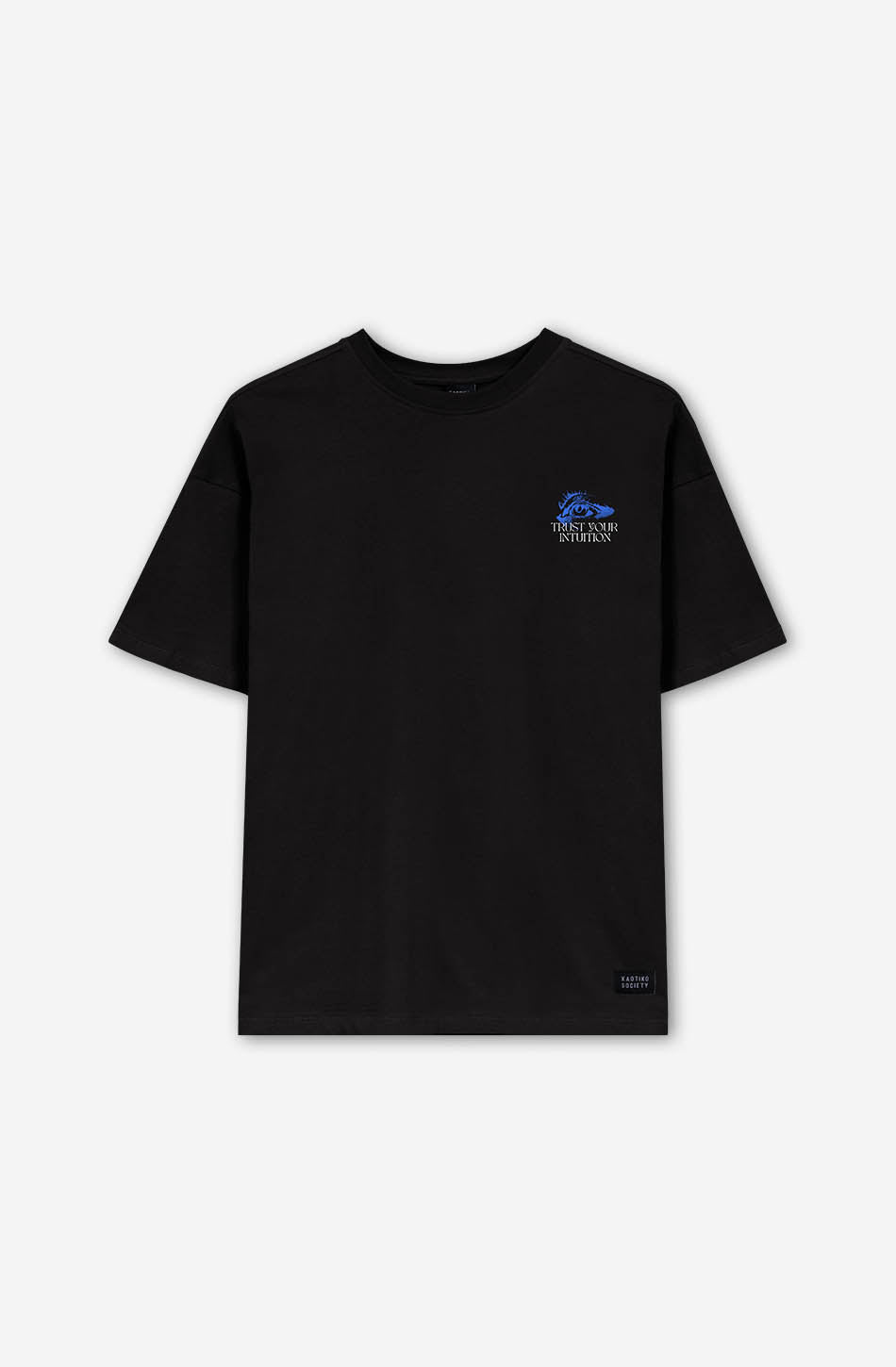 kaotiko Camiseta Eye Trust Your Intuition Black Última moda