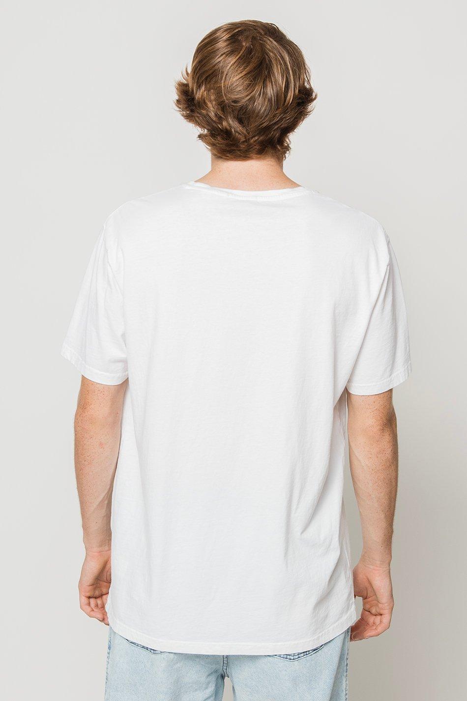 kaotiko Camiseta Washed Fresh White Descuento por venta flash