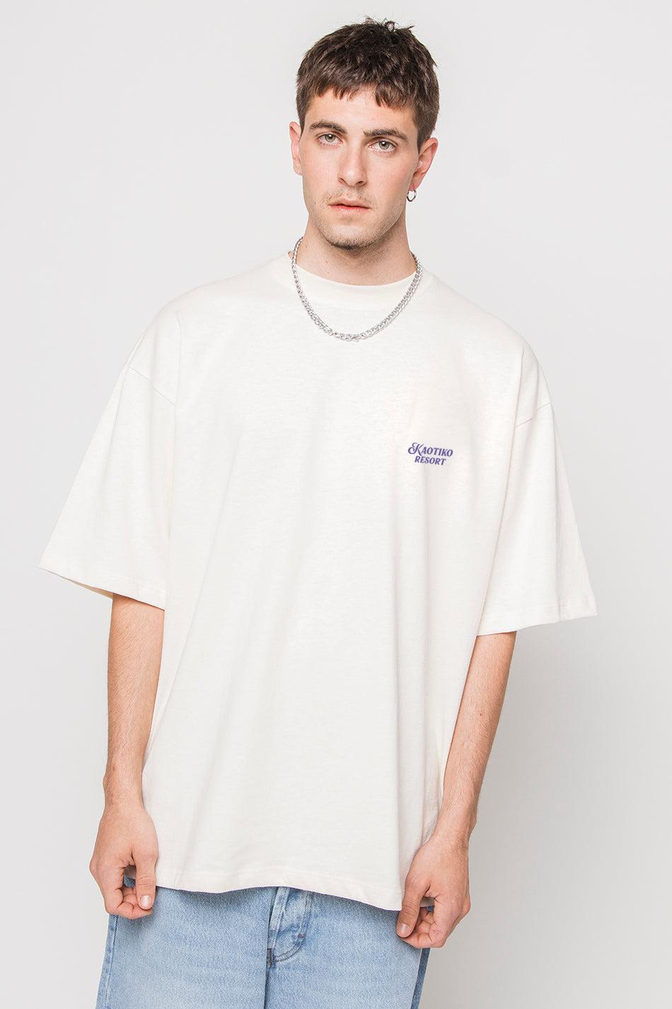 kaotiko Camiseta Kaotiko Resort Ivory Ofertas de temporada