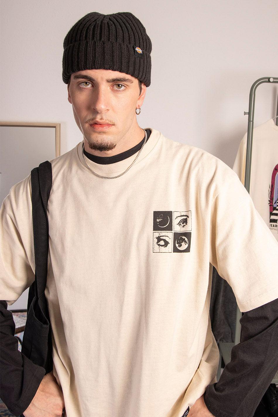 kaotiko Camiseta Phases Eye Stone Rebajas de fin de temporada