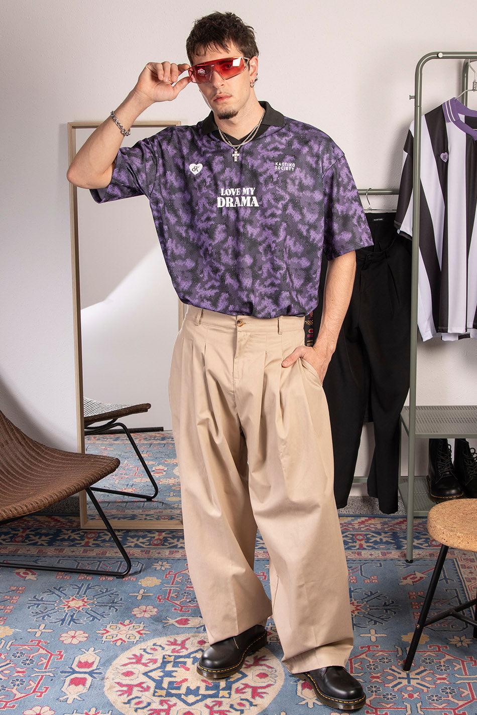 kaotiko Polo Soccer Love My Drama Purple Outlet