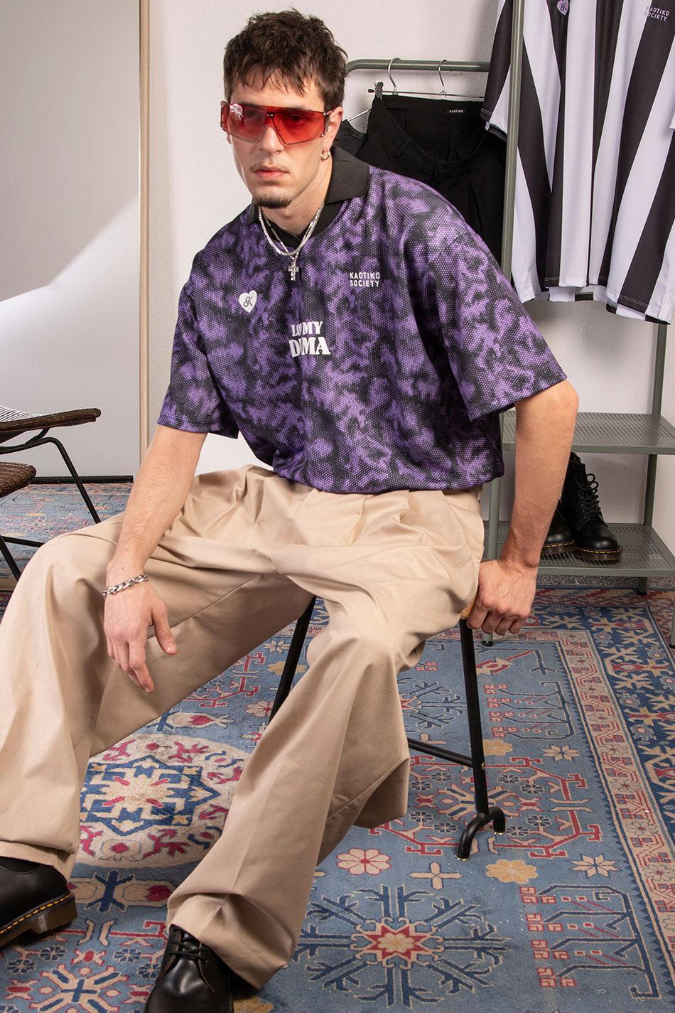 kaotiko Polo Soccer Love My Drama Purple Outlet