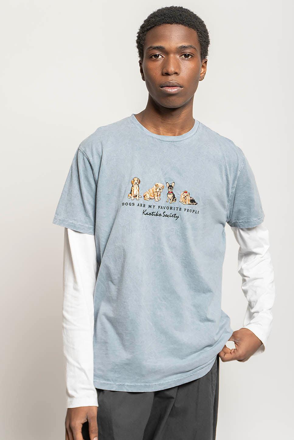 kaotiko Camiseta Washed Puppies Gang Steel Outlet online