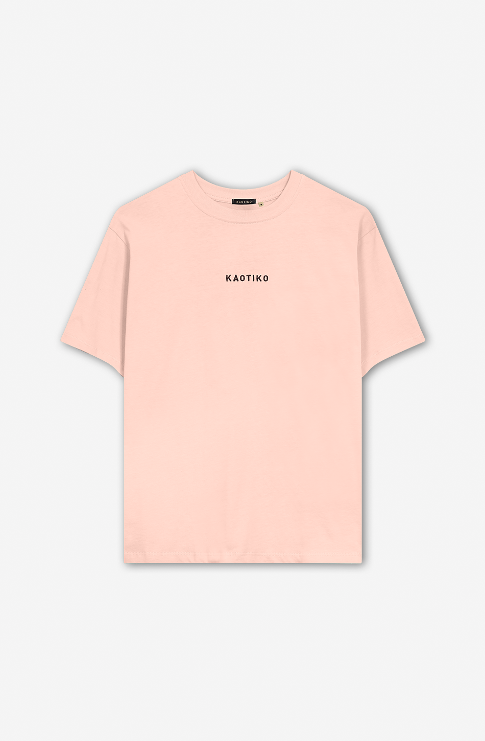 kaotiko Camiseta Washed Massimo Baby Pink En oferta