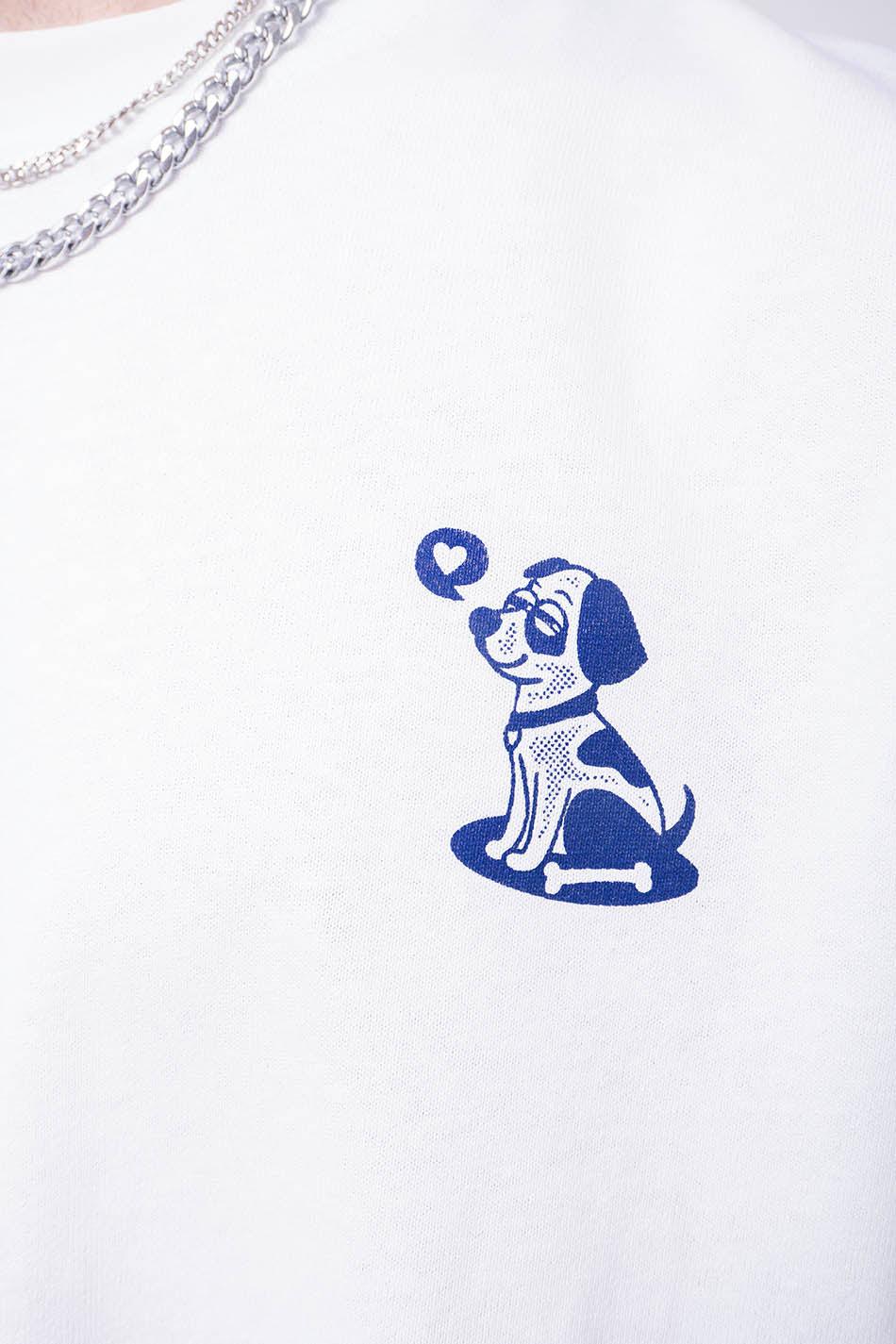 kaotiko Camiseta Doing Nothing Organic Cotton White Rebajas baratas