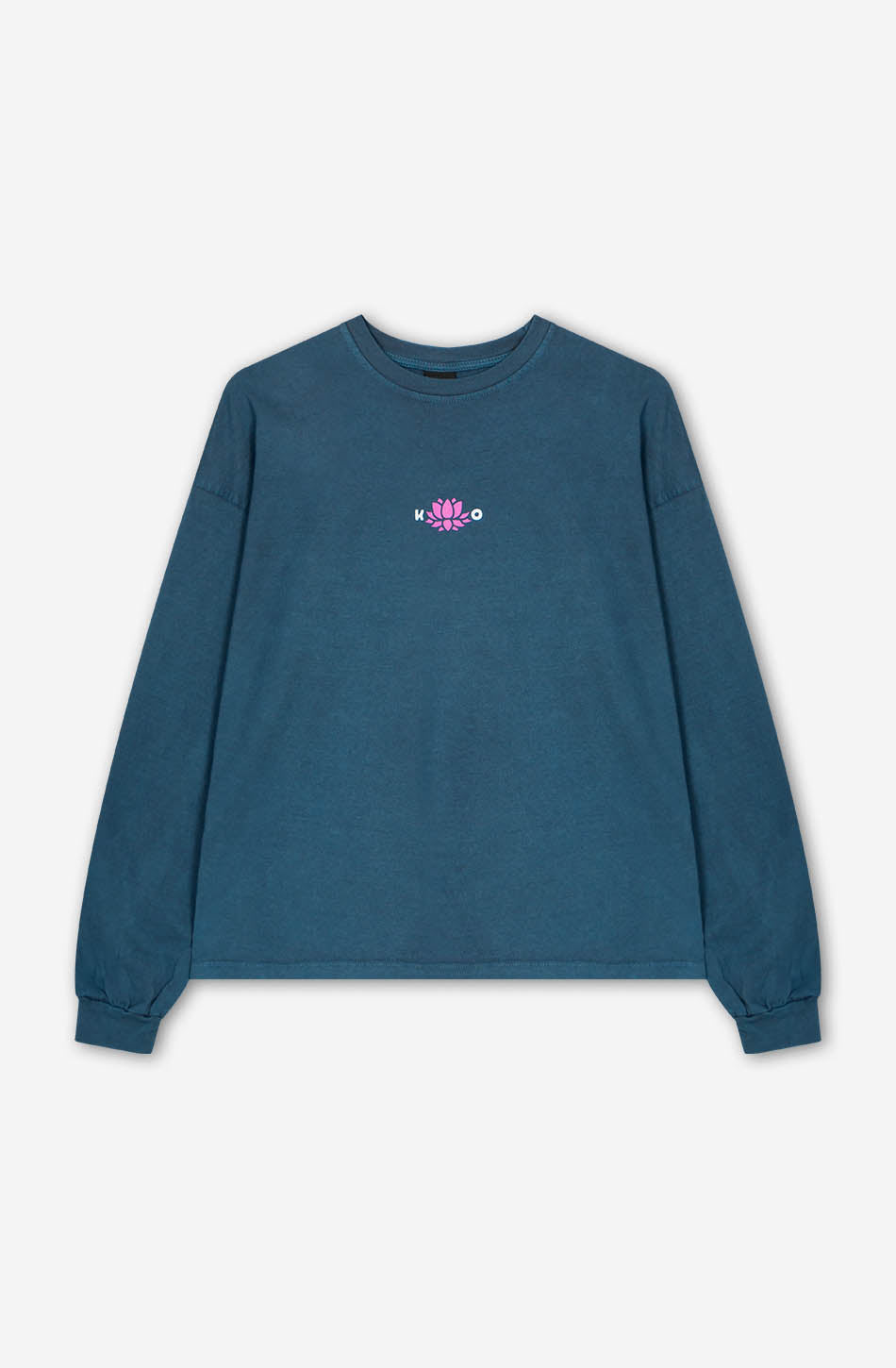 kaotiko Camiseta Washed Lotus Door Navy Los más vendidos