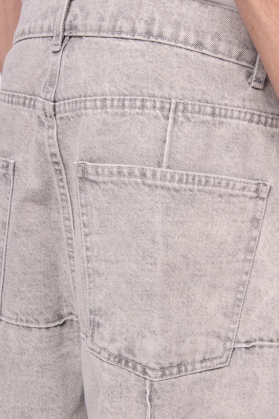 kaotiko Pantalón Washed Patched Pearl Gray Mejor oferta
