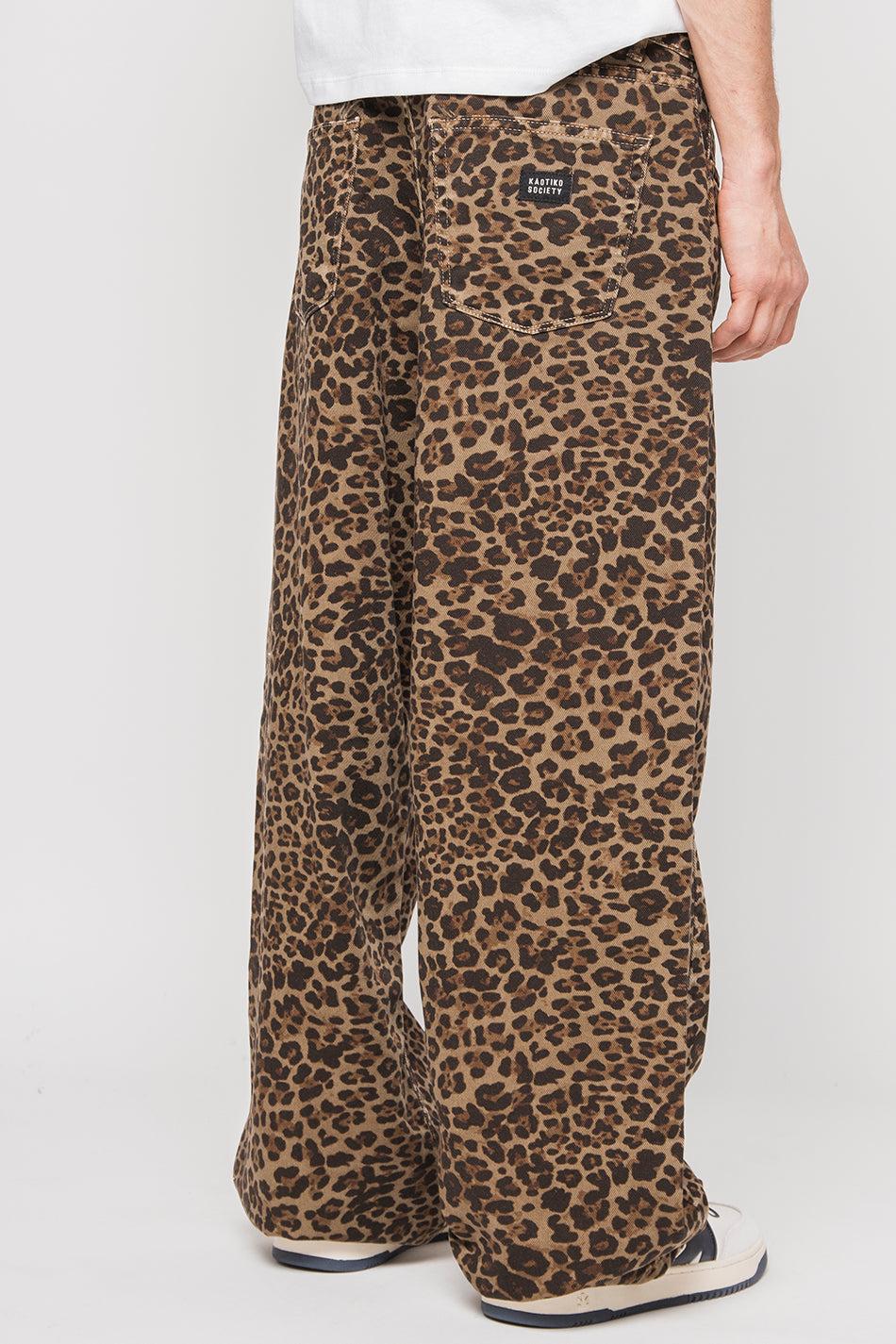 kaotiko Pantalón Loose Leopard Brown COMPRAR AHORA