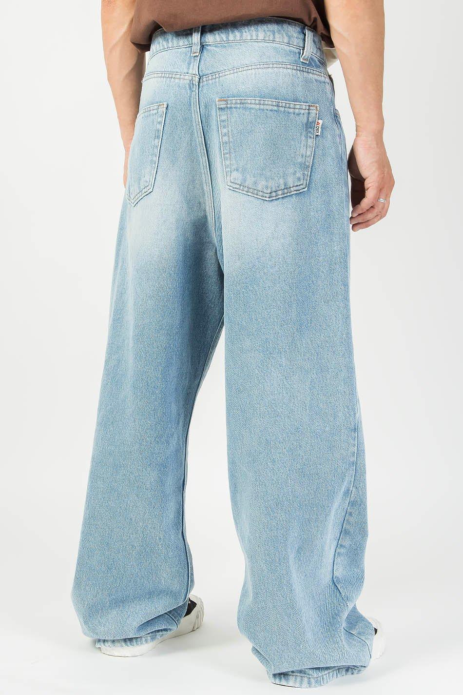 kaotiko Pantalón Loose Baggy Denim Promoción por tiempo limitado