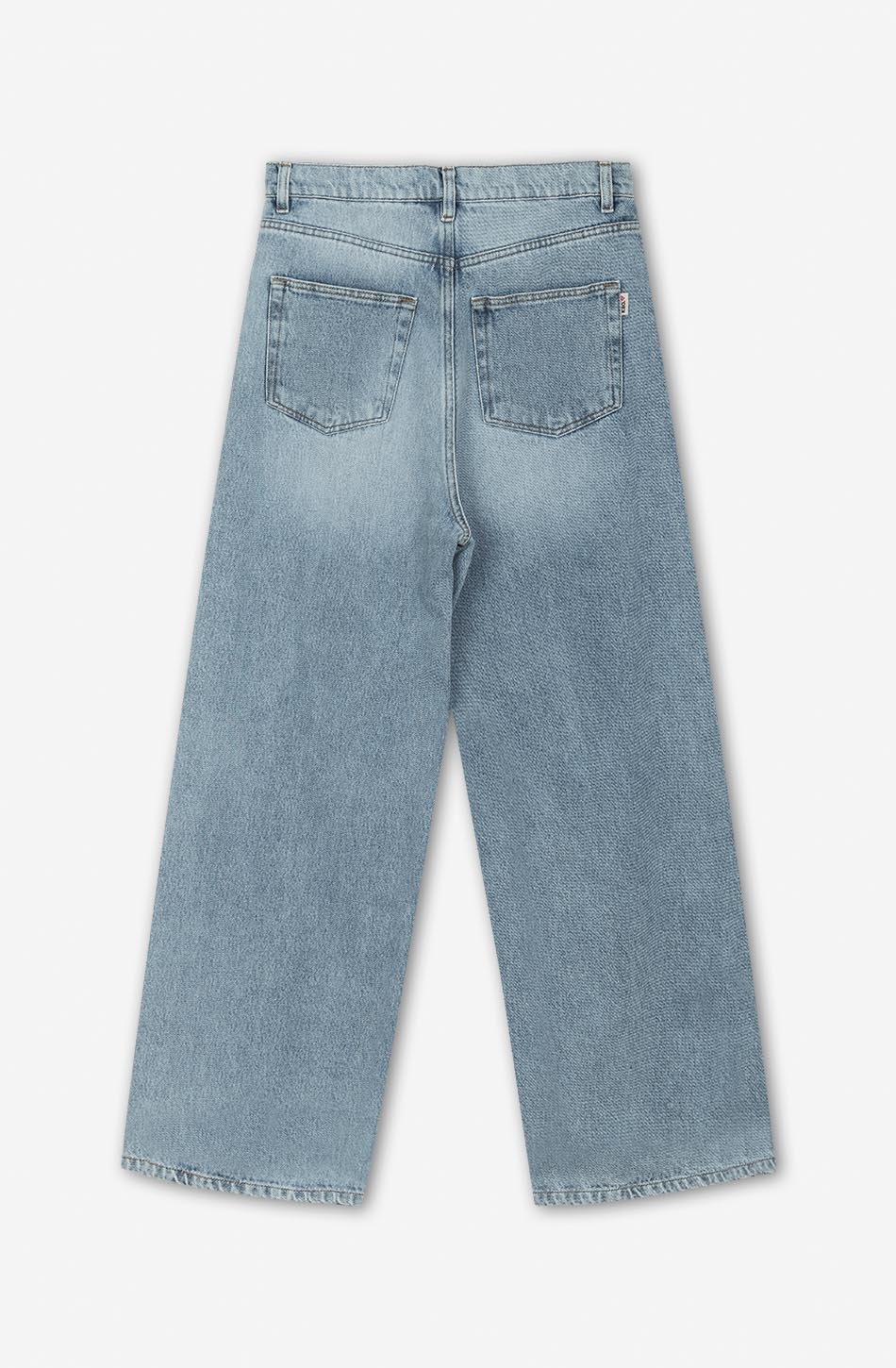 kaotiko Pantalón Loose Baggy Denim Promoción por tiempo limitado