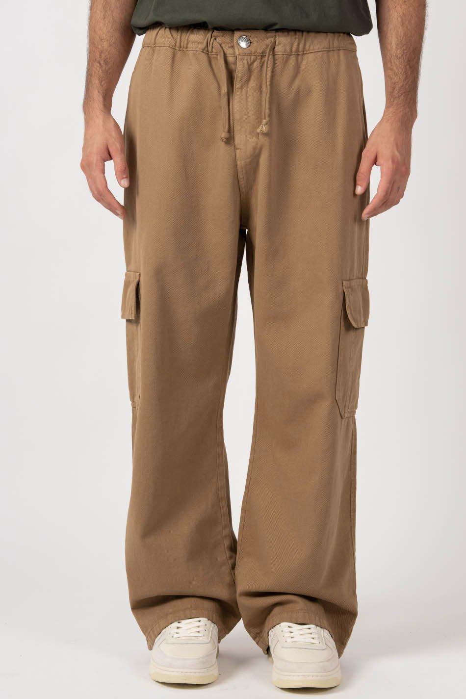 kaotiko Pantalón Casual Cargo Pocket Toast Promoción trimestral