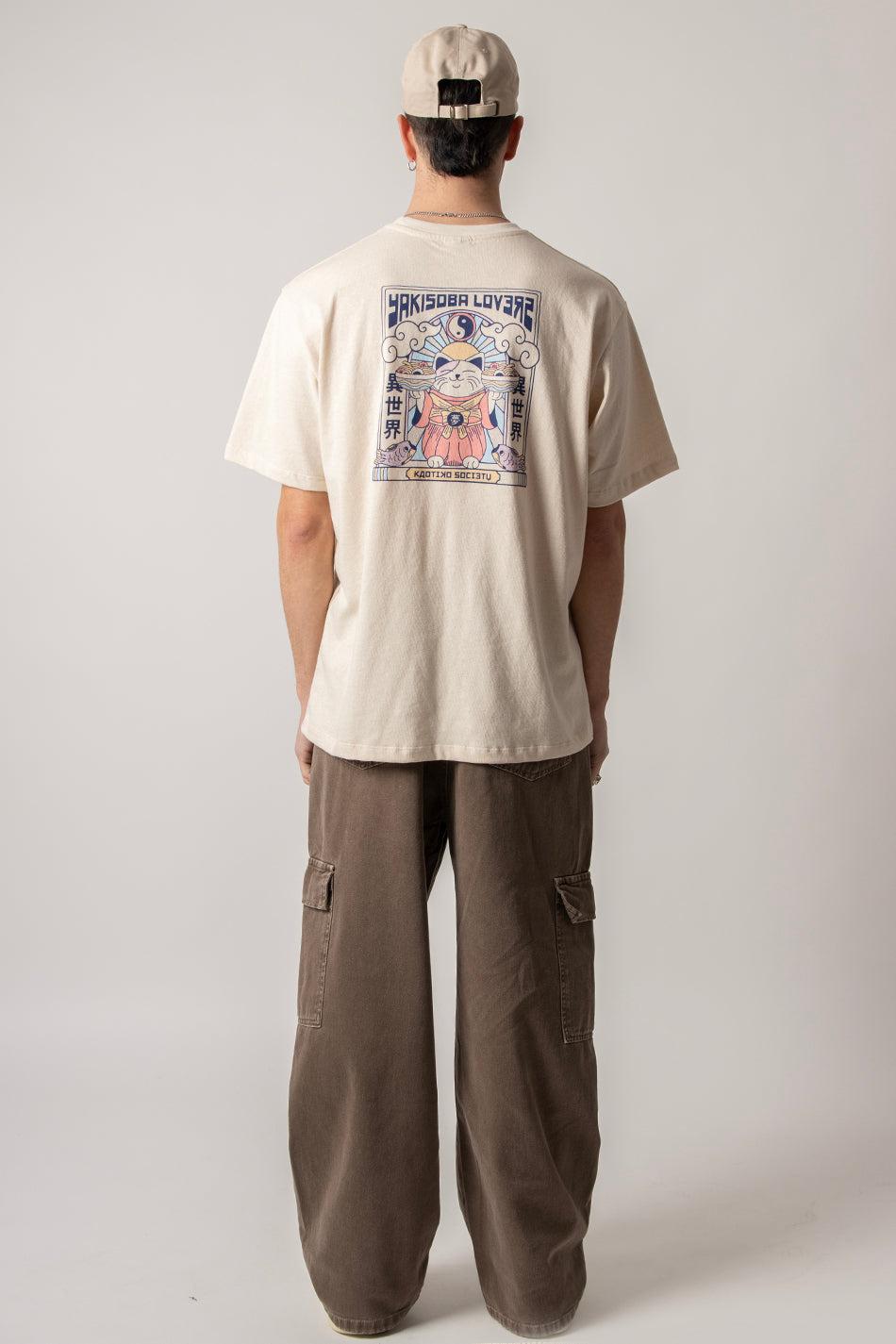 kaotiko Pantalón Cargo Loose Washed Brown En oferta