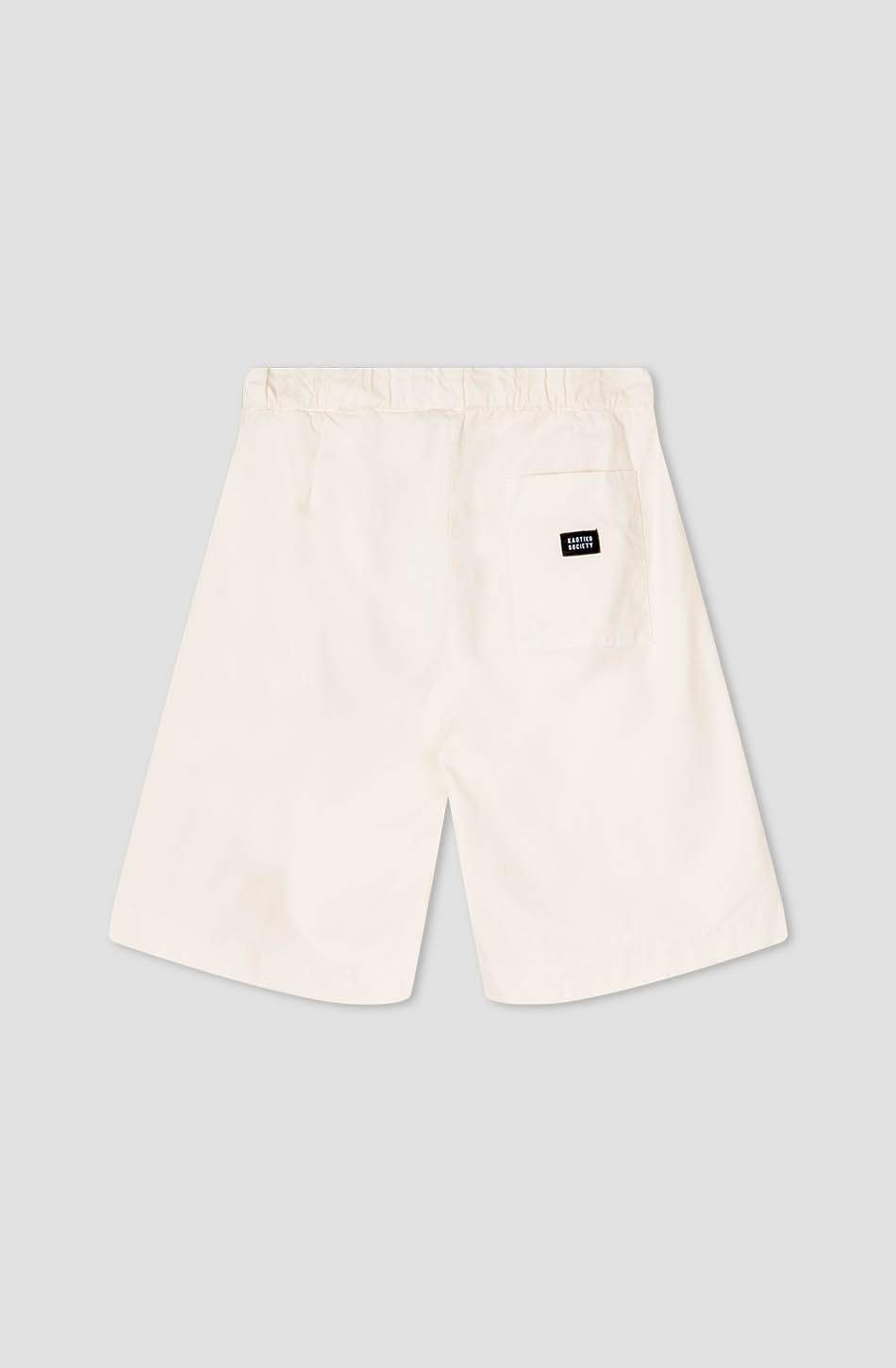 kaotiko Bermuda Relaxed Canvas Pinzas Ivory Devoluciones gratuitas