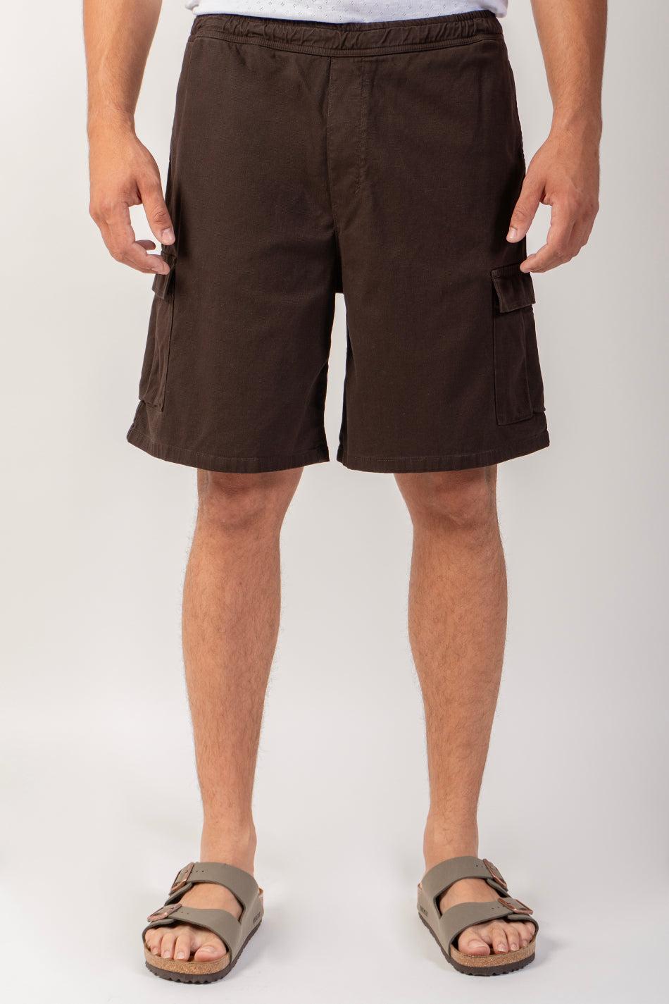 kaotiko Bermuda Cargo Wide Leg Brown Light Outlet