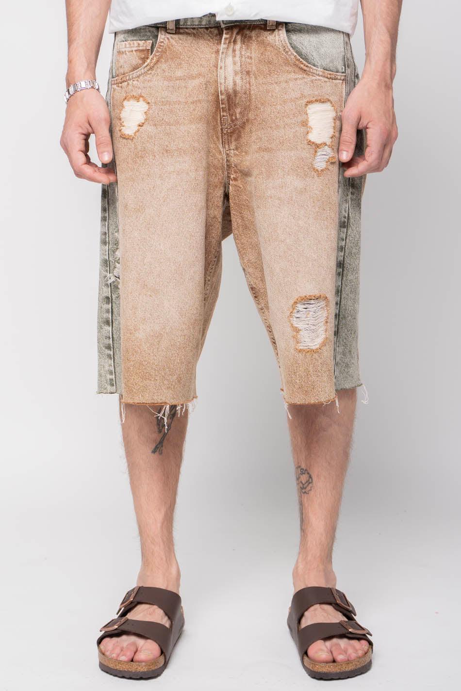 kaotiko Bermuda Tusa Washed Army/ Brown Ofertas