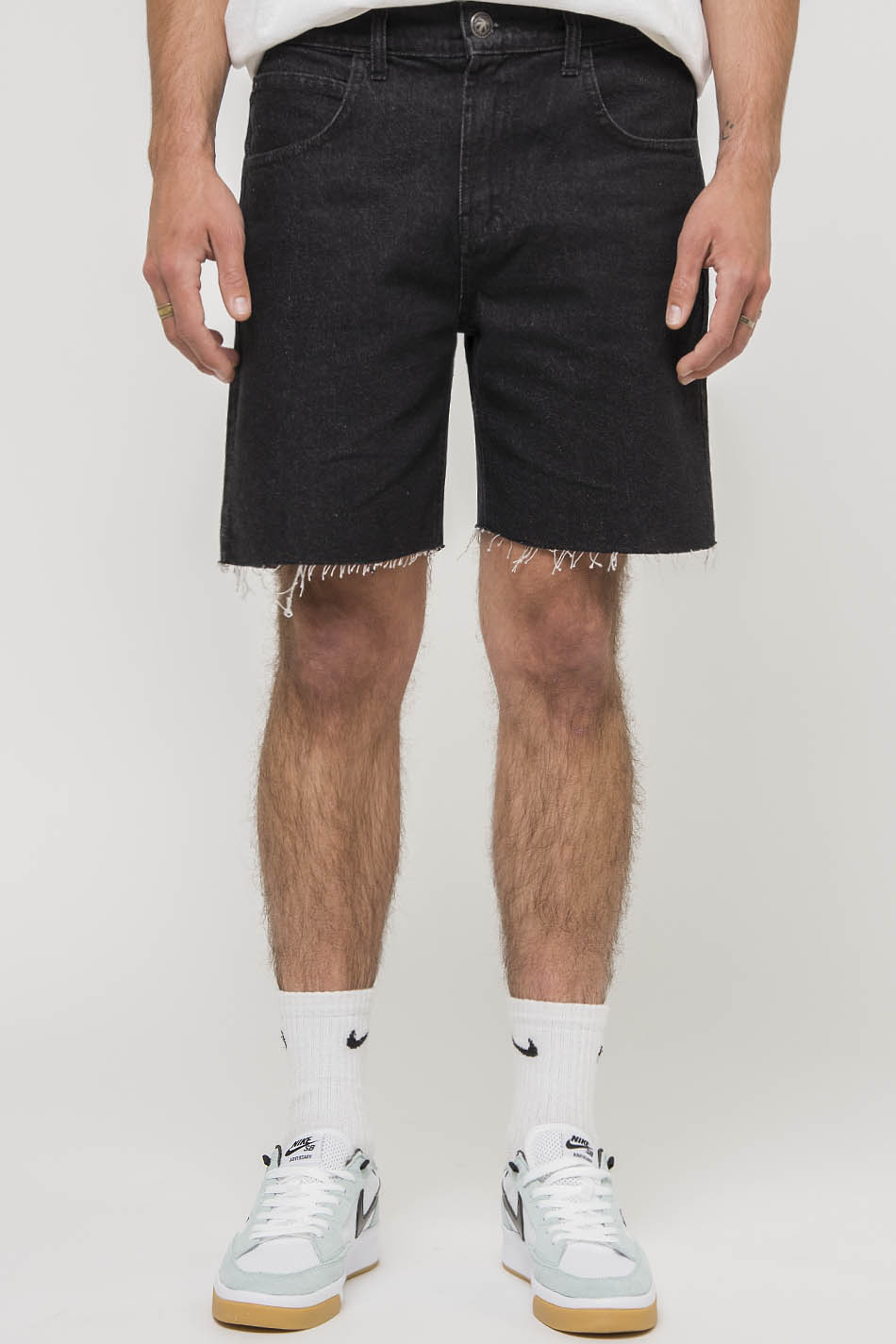 kaotiko Bermuda Baggy Denim Black