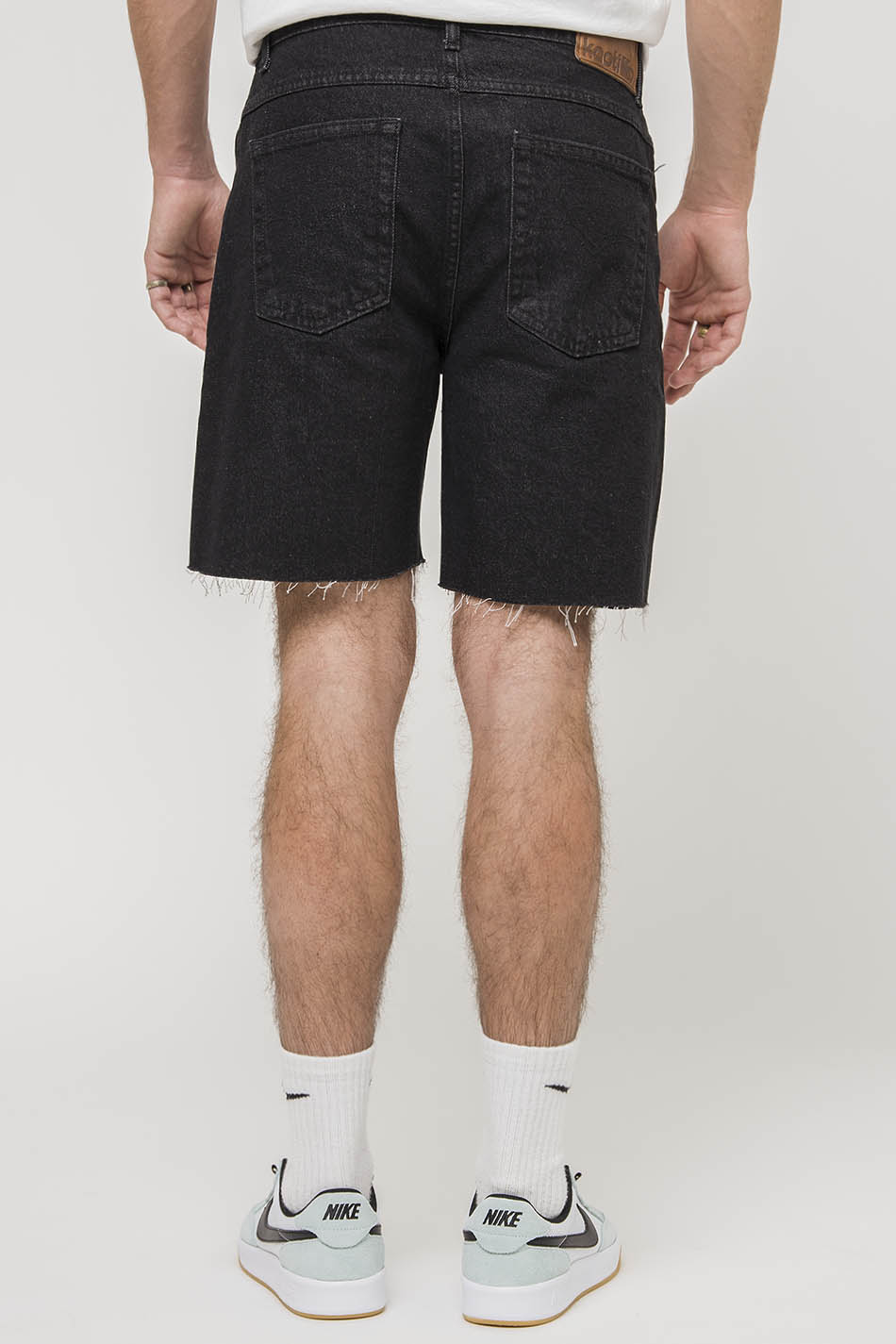 kaotiko Bermuda Baggy Denim Black Rebajas baratas