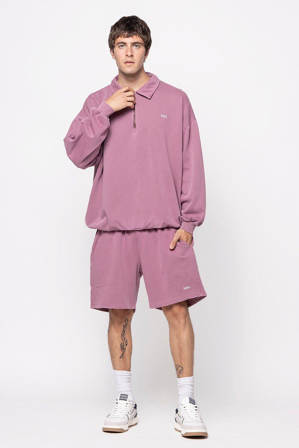 kaotiko Bermuda Washed Daylen Burgundy Tienda