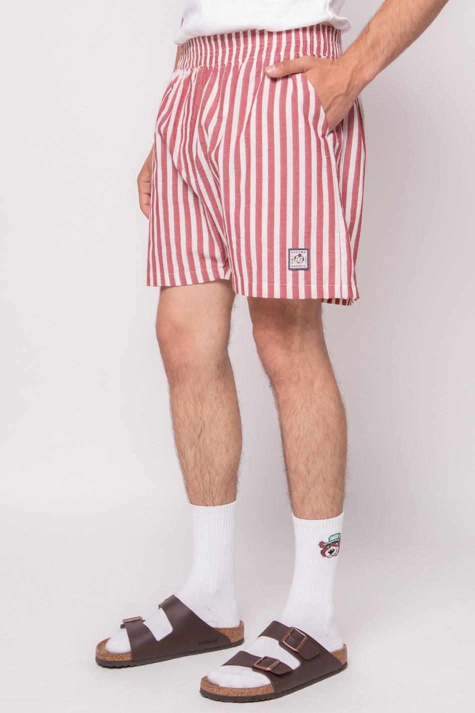 kaotiko Short Red/ Ivory Stripes Sumo Rebajas online