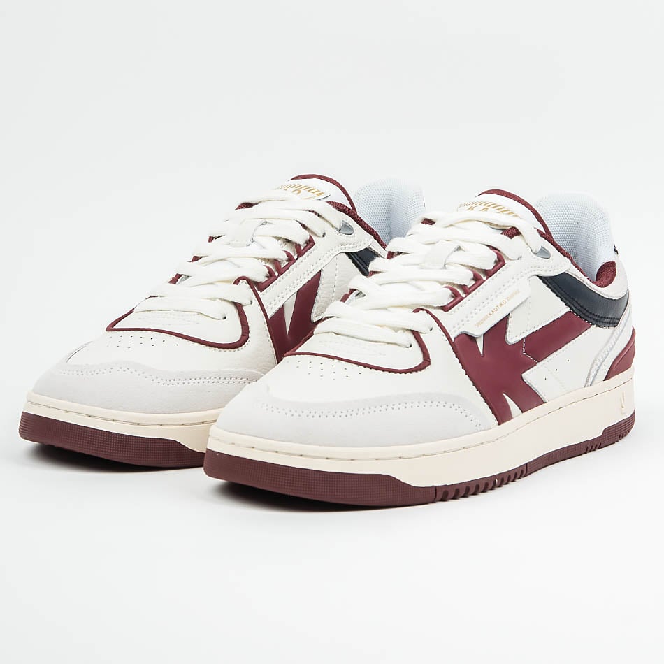 kaotiko Zapatillas Kaotiko Boston Piping Off White / Burgundy Oferta especial de fábrica