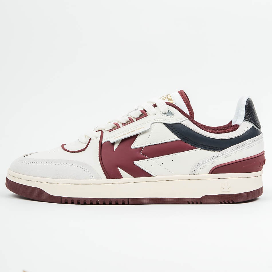 kaotiko Zapatillas Kaotiko Boston Piping Off White / Burgundy Oferta especial de fábrica