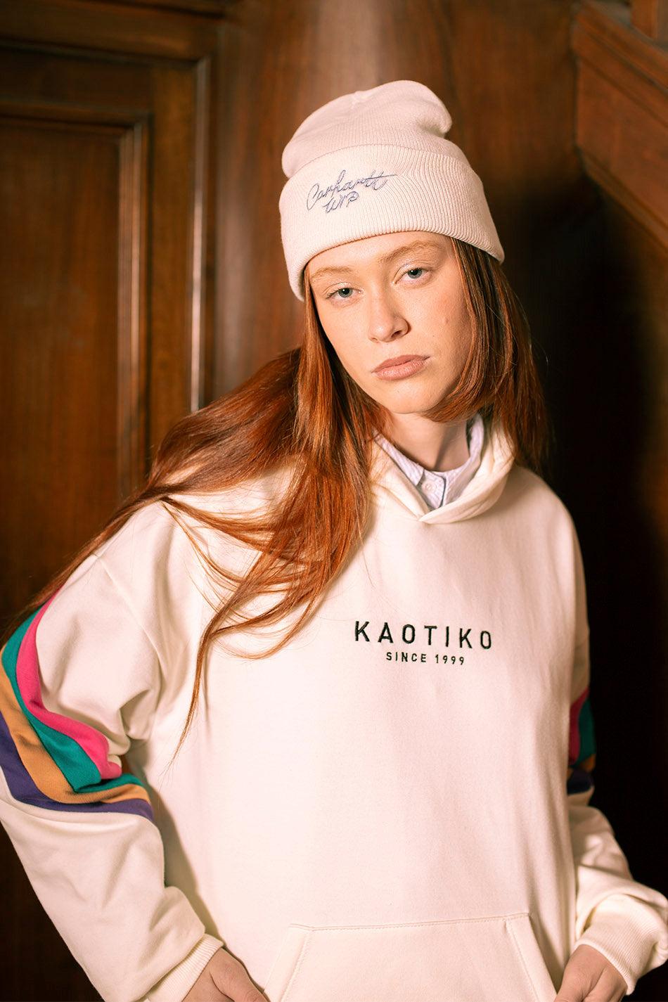 kaotiko Sudadera Walker Ivory Ofertas de temporada